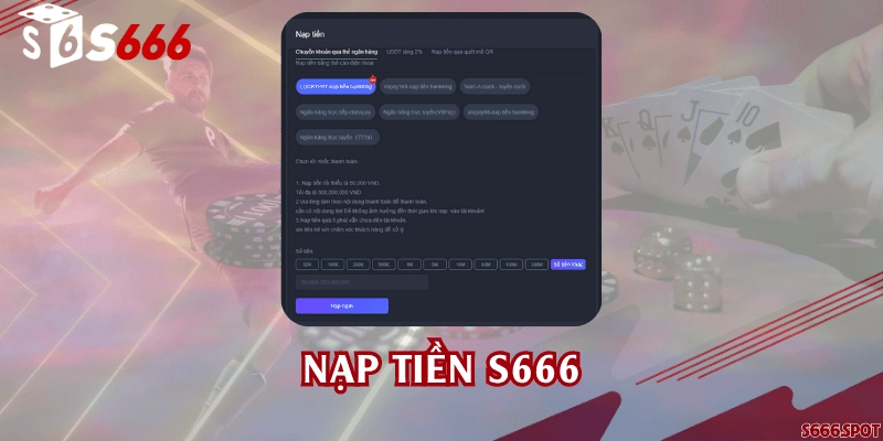 Nạp tiền S666